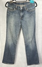 Vintage Levis 518 Superlow Bootcut Denim Jeans Womens M ( 29“ X 30” ) USA Made
