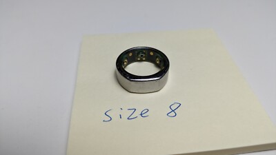 Oura Ring Gen 2 Heritage Silver, US 8 - No Charger | eBay 