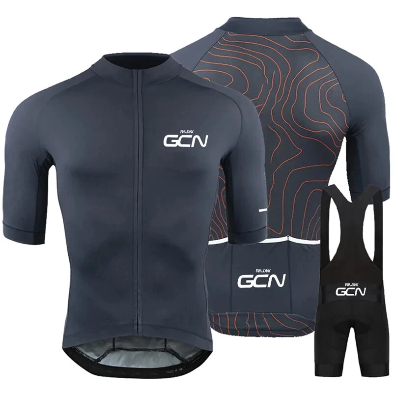 Conjunto de jersey de ciclismo masculino roupas de ciclismo camisas de bicicleta terno bermuda de bicicleta - Imagem 3 de 4
