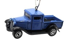 Christmas Ornament for 1932 Ford Pickup Truck Blue