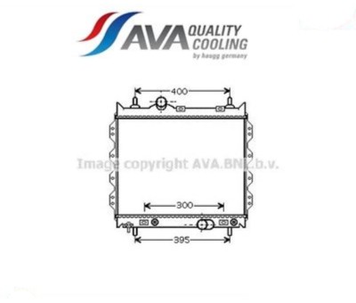 AVA QUALITY COOLING AI2202 Radiatore Per Motore: Raffreddamento Acqua/Olio, Dimensioni 630x408 Mm