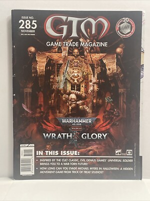 GTM Game Trade Magazine Issue 285 November 2023 Warhammer 40000 Wrath And Glory