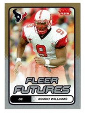 2006 Fleer Gold Rookie #169 Mario Williams North Carolina Wolfpack