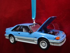  NEW  1988 88 FORD MUSTANG 5.0 FOX BODY BABY BLUE CHRISTMAS TREE ORNAMENT