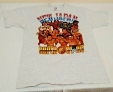 Vintage 1990s King Of Sport New Japan WRESTLING Shirt WWE NJPW WWF L Hawk Muta