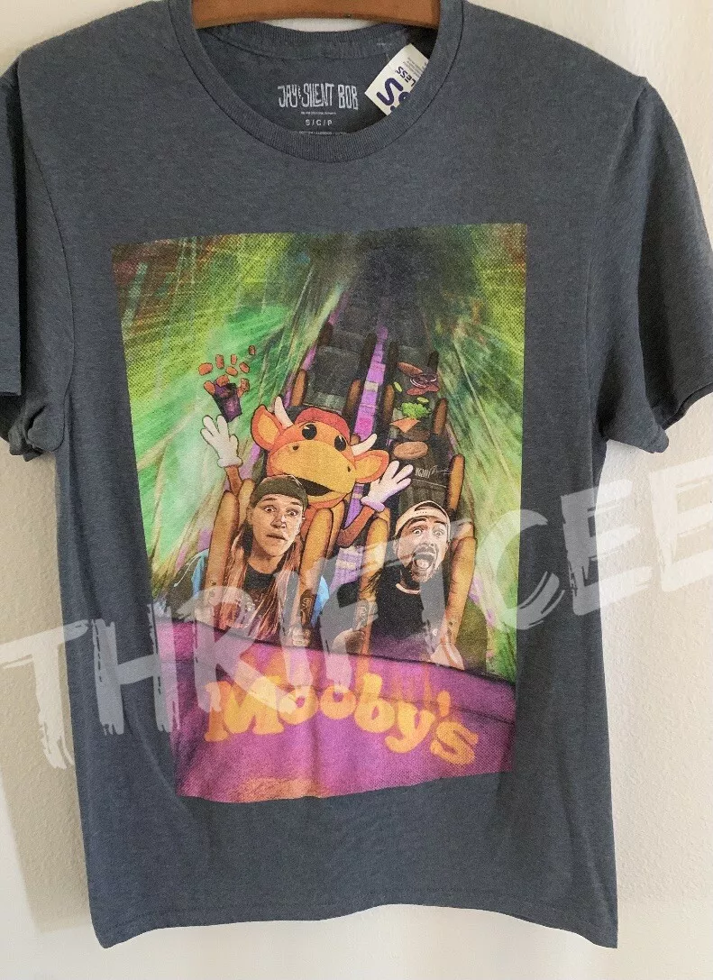 NEW S Mooby’s Jay and Silent Bob T-Shirt Clerks II Small 90s Movie Kevin Smith