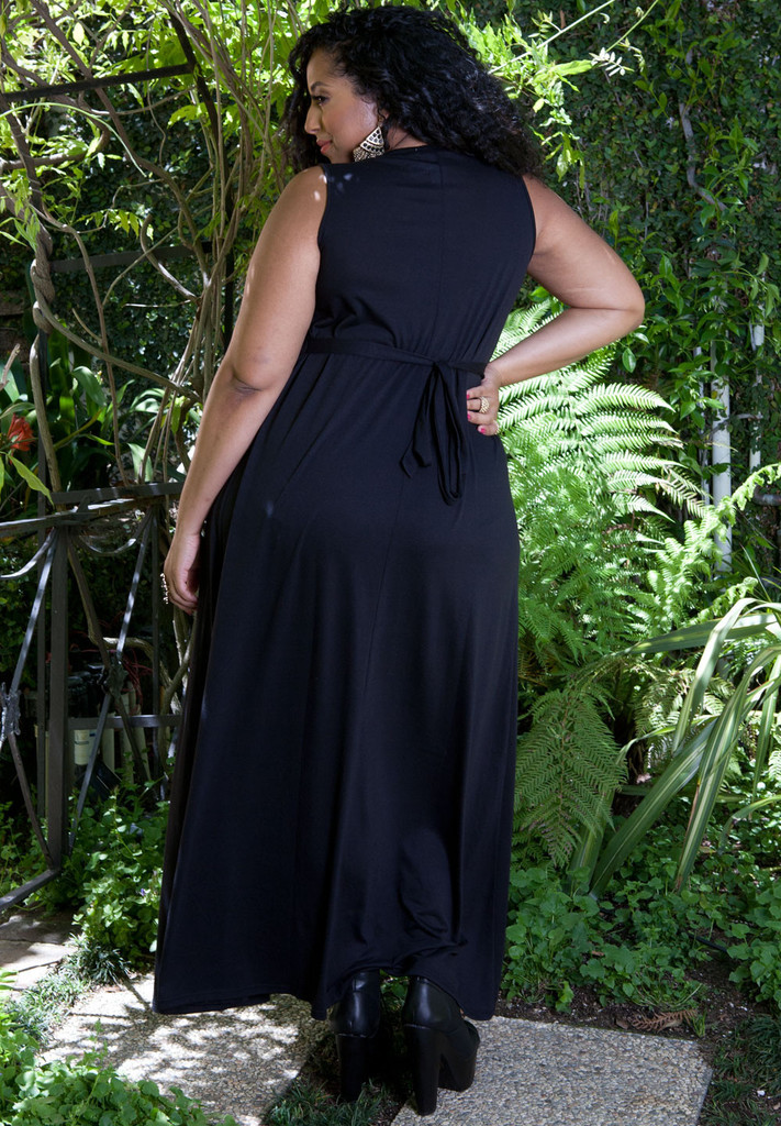 Sealed with A Kiss Swak Designs Women's Plus Size Bonnie Maxi Dress, Size: 6X, Blue