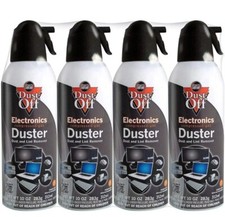 Falcon Dust-Off Electronics Compressed Gas Duster, 10oz - 4 Pack