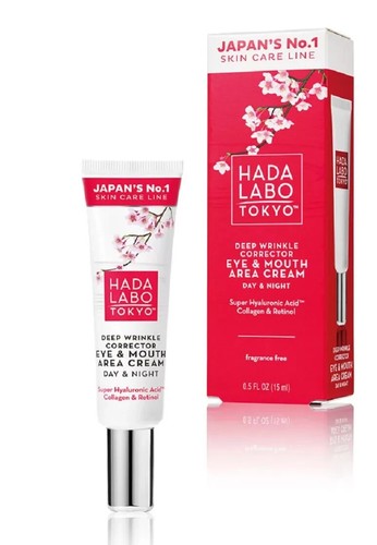 Hada Labo Tokyo Deep Wrinkle Corrector Eye and mouth area cream 15ml