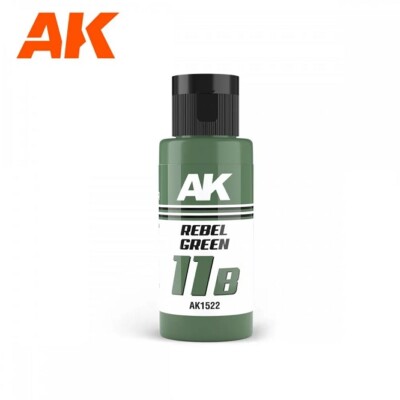 AK Interactive AK1522 - Dual Exo 11A - Rebel Green 60Ml - Neu