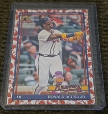 2026 Topps Series 1 Japan Baseball #T91-84 Ronald Acuna Jr Koi Fish SP
