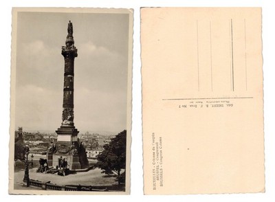 Alte Postkarte - Brüsseler Kongress Kolumne Belgien ECHTFOTO UNBESPIELT