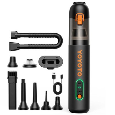 Car Vacuum 21000Pa 4-in-1 Portable Cleaner with 9 Tools Strong