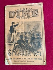 Beadles Dime Standard Speaker Book #7   1871