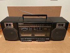 Panasonic RX-CT800 Portable Stereo Component System Boombox AM/FM Dual Cassette