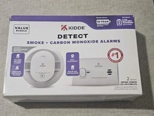 Kidde Smoke Alarm & CO Alarm Value Pack – 20SD10 & KN-COB-LP2 – New