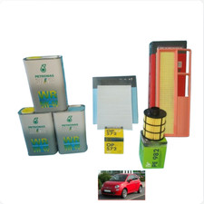 KIT TAGLIANDO FIAT 500 PANDA 169 1.3 MULTIJET 55 KW 75CV SELENIA 5W40 + 4 FILTRI