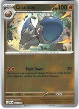 Cranidos 044/084 Pitch Black ME05 Reverse Holo LP Carta Pokemon TCG