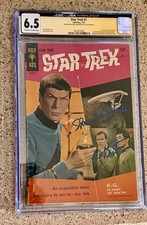 Star Trek #1 1967 CGC 6.5 JSA William Shatner Signed Inscribed Space Final Front