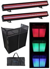 2 American DJ Jolt Bar FXIP RGB SMD DMX Strobe/Blinder/Wash Strip Lights Facade