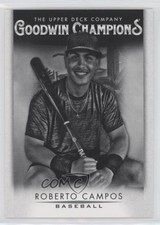 2021 Upper Deck Goodwin Champions Black and White Roberto Campos #27 1mx6
