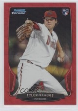 2013 Bowman Draft Chrome Red Wave Refractor 10/25 Tyler Skaggs #2 2u3