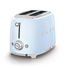 Toaster Smeg TSF01PBEU Edelstahl Vintage Blau 50er Jahre 950 W