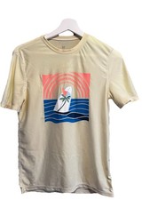 GAP KIDS YELLOW SURFBOARD T SHIRT SZ XL