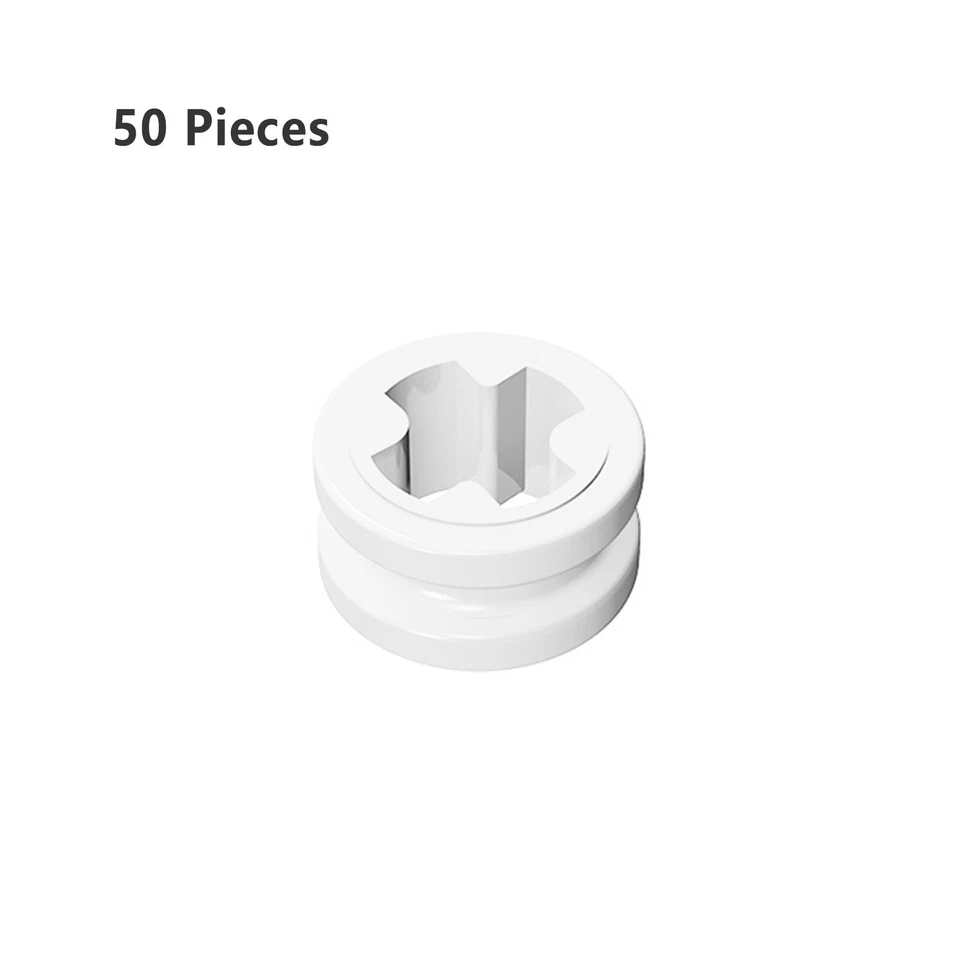 32123 4265c Technic Bush 1/2 Smooth with Axle Hole 50x Connector Red & Parts - Image 2 of 4