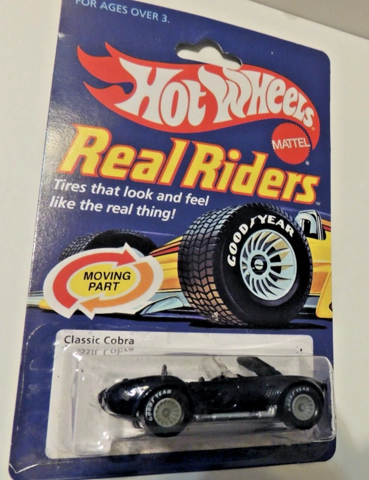 Hot Wheels Real Riders Classic Cobra ’82-'97 commemorative replica~Mint on Card - Image 3 of 4