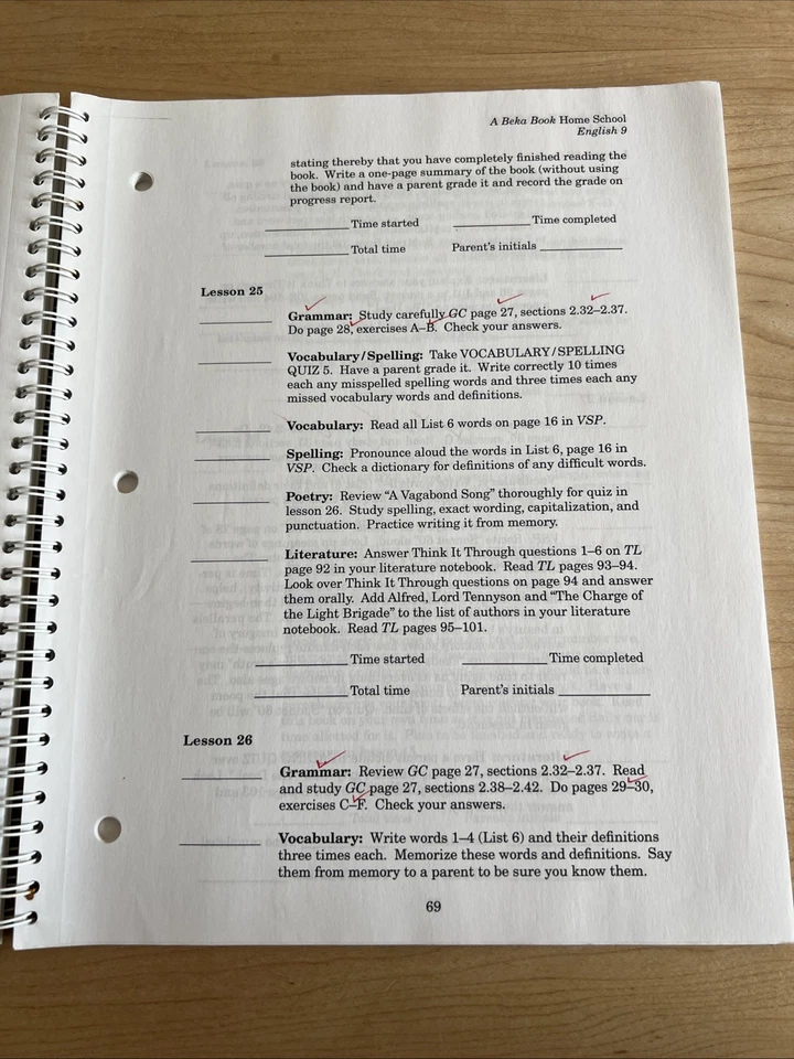 A Beka 9th Grade English Parent Guide/Student Daily Lessons LiteratureTeach Key - Image 4 of 4