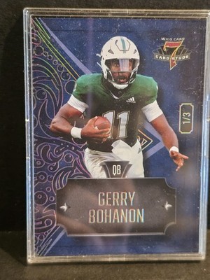 2023 Wild Card #7CDL-24 Gerry Bohanon 7 Card Stud SN 1/3