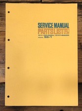 Akai SS-1 Synthesizer Service Manual Original 