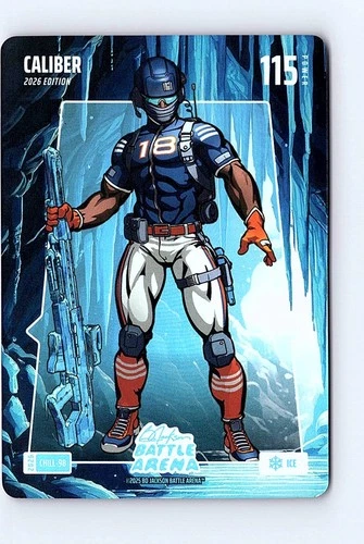 Bo Jackson Battle Arena Griffey CALIBER CHILLIN ICE Caleb Williams CHILL-98