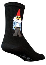 Sockguy Gnomies crew socks, black - 5-9