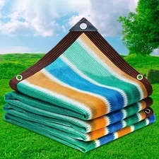 High-Density Breathable Sunshade Net  Colorful Outdoor Courtyards Picnics Garden