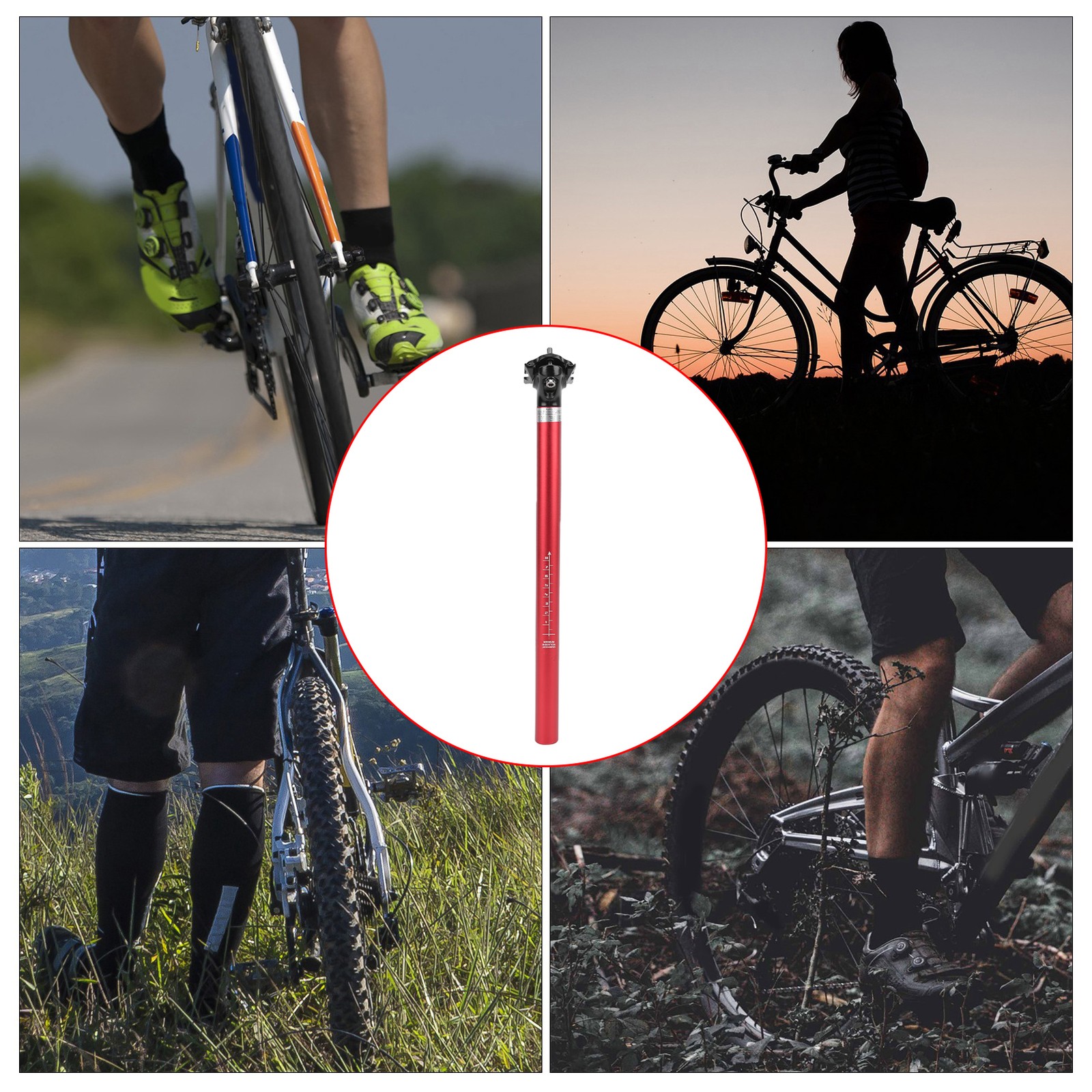 Adjustable Aluminum Alloy Seatpost For Mountain Bike Saddle Post Excellent