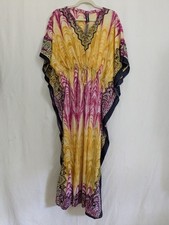 American Leisure NWT Kaftan Boho Dress Cover Up One Size