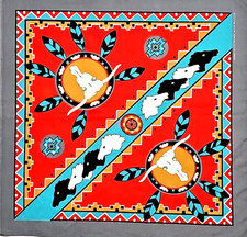 Southwestern Longhorn Skulls Bandana Scarf NWOT