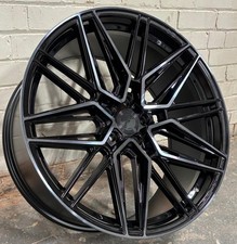 22" BMW X7 G07 2018-2026 RIVIERA RF10 FLOW FORMED DUAL BLACK 9J 10.5J ALLOYS X4