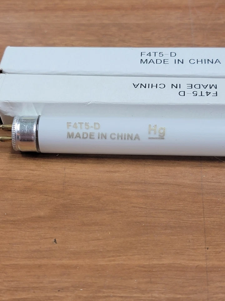 F4T5-D High Output Linear Fluorescent, 4 Watts, G5 Base, T-5 Bulb, 6". 2pk - Image 2 of 3