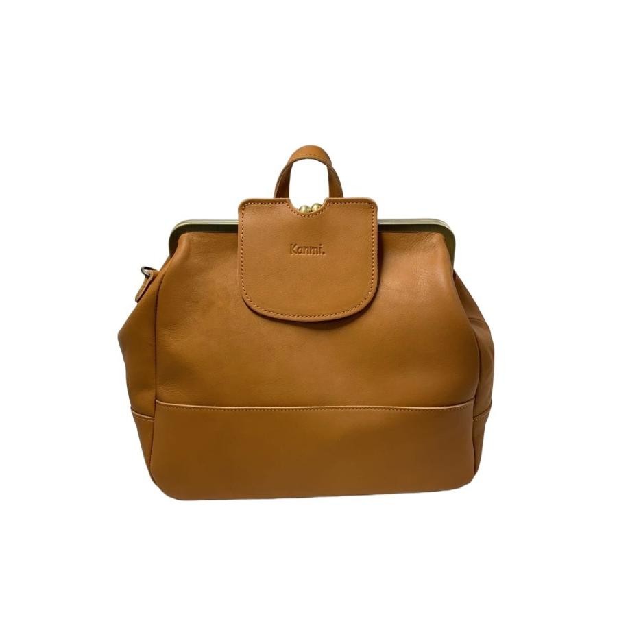Kanmi Leather Backpack CML Plain - image 1