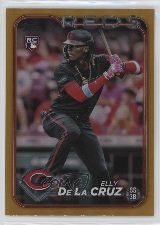 2024 Topps Series 1 Gold Foil Elly De La Cruz #141 1cc7