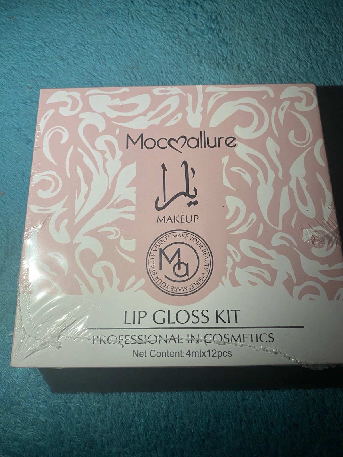 Mocallure Lip Gloss Kit Multicolor 12pcs 4ml Professional Cosmetics Set