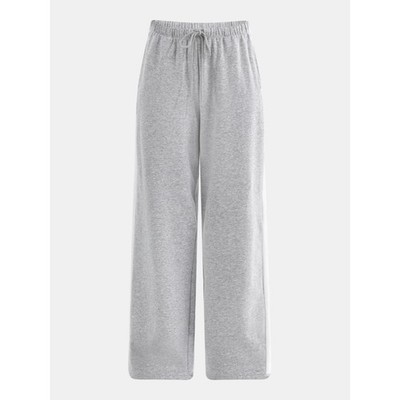 Womens Lt. Grey w/white stripe No Boundaries Basic Sleepwear Pants size L