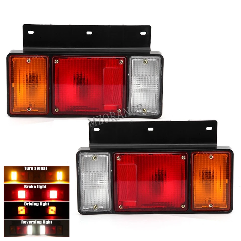 Par de luces traseras izquierda y derecha nuevas para Isuzu NPR NQR NRR FSR FRR 1987-2020 Foto 2 de 4