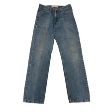 Vtg Levi's Men's 505 Regular Fit Striaght Leg Medium Wash Denim Blue Jeans 33x34