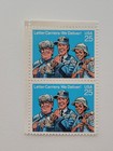 1989 Letter Carriers US Postal Stamps 25c Block of 2 Scott #2420 MNH