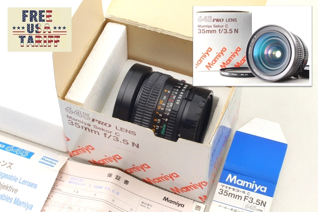 35mm Focal f/3.5 Camera Lenses for Mamiya for sale | eBay