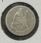 1887 10C Liberty Seated Dime - Silver 1C Auction